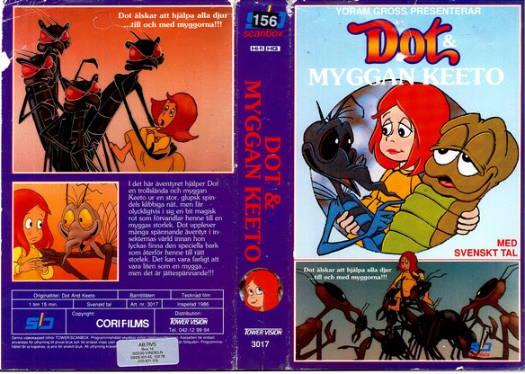 3017 Dot Och Myggan Keeto (VHS)